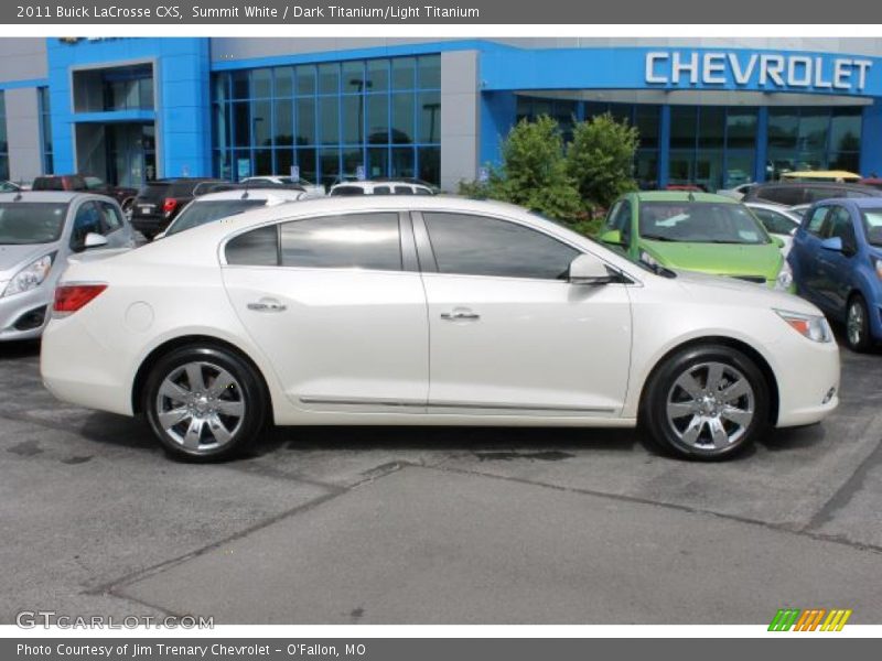 Summit White / Dark Titanium/Light Titanium 2011 Buick LaCrosse CXS