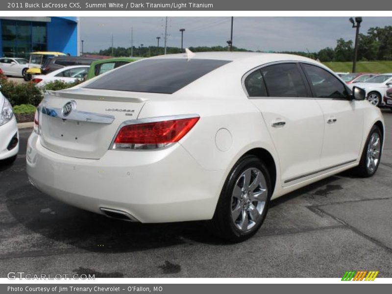 Summit White / Dark Titanium/Light Titanium 2011 Buick LaCrosse CXS