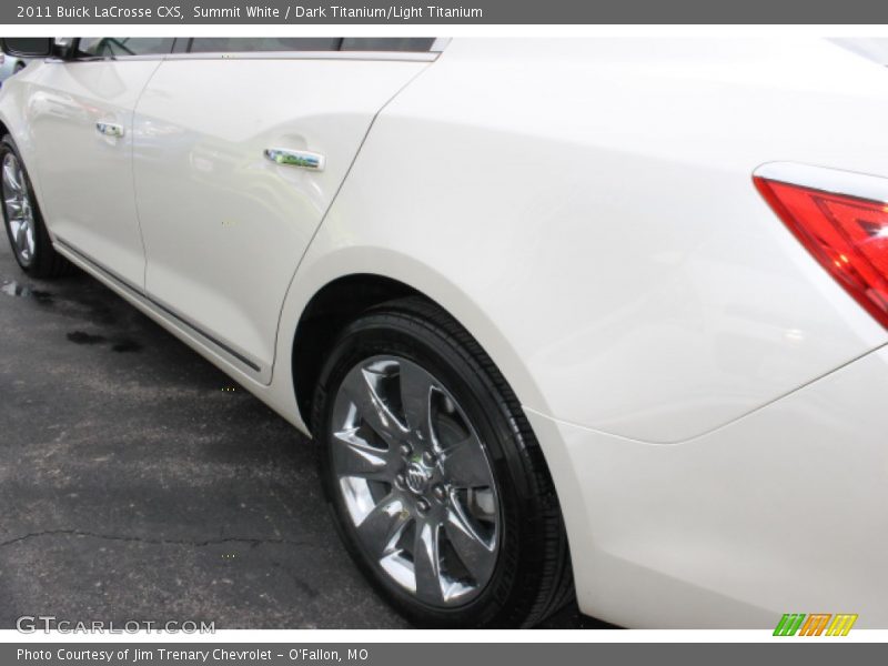 Summit White / Dark Titanium/Light Titanium 2011 Buick LaCrosse CXS