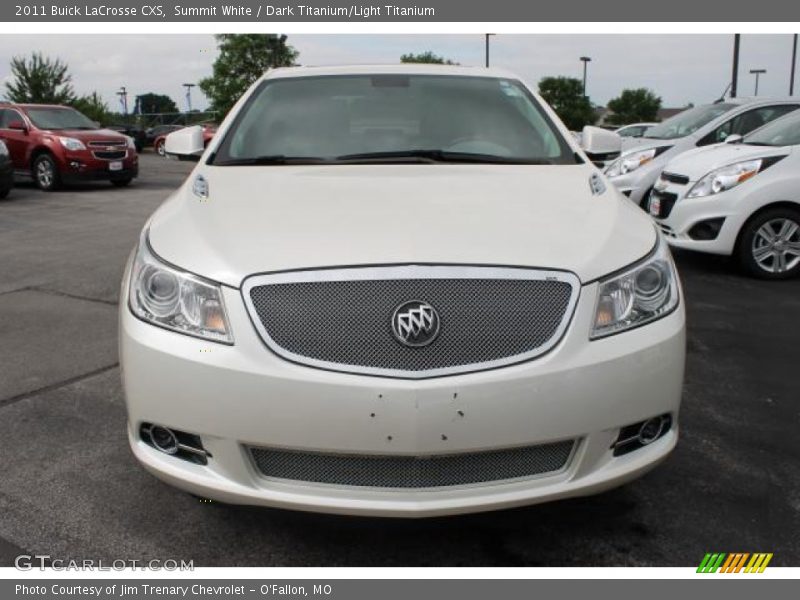 Summit White / Dark Titanium/Light Titanium 2011 Buick LaCrosse CXS