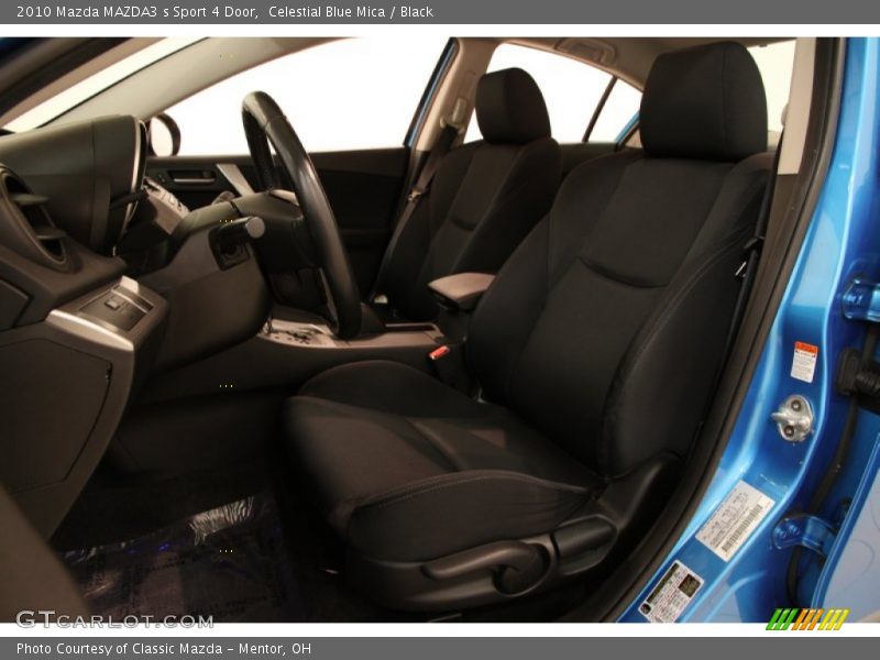 Celestial Blue Mica / Black 2010 Mazda MAZDA3 s Sport 4 Door