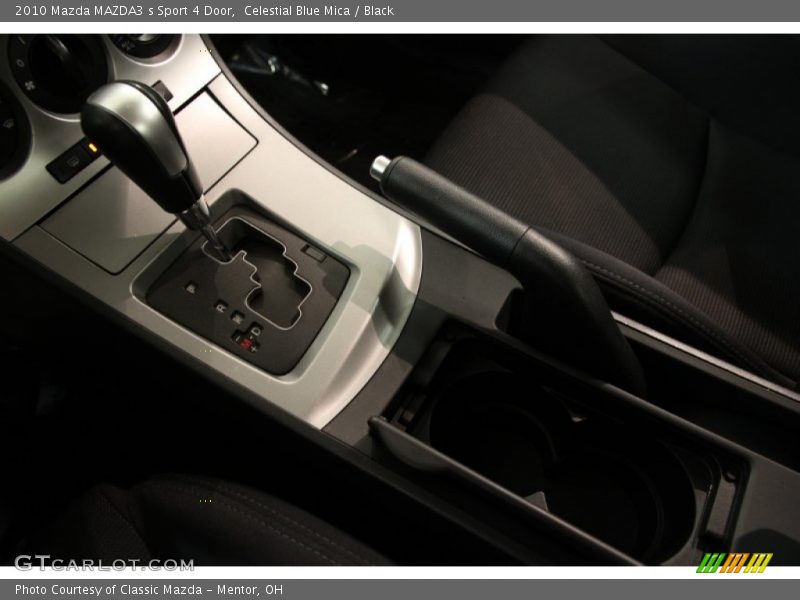 Celestial Blue Mica / Black 2010 Mazda MAZDA3 s Sport 4 Door