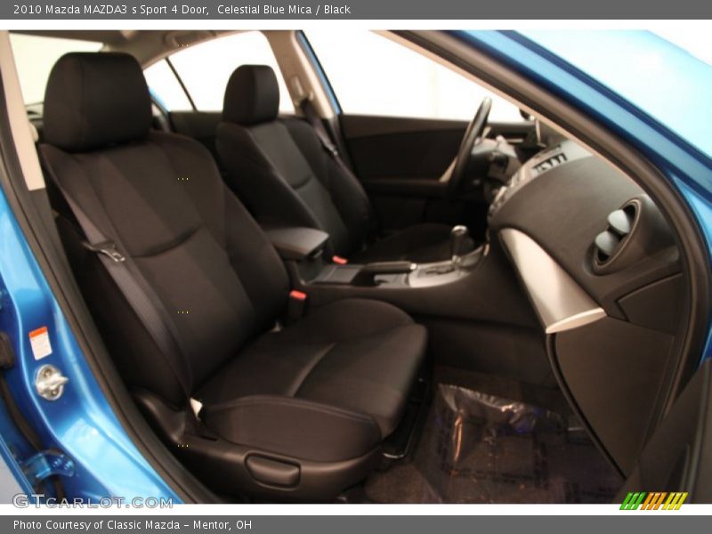Celestial Blue Mica / Black 2010 Mazda MAZDA3 s Sport 4 Door