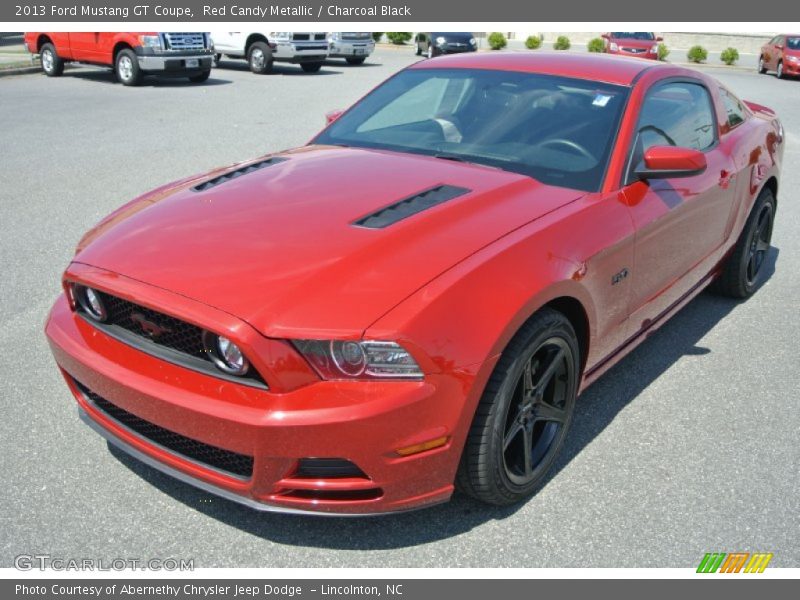 Red Candy Metallic / Charcoal Black 2013 Ford Mustang GT Coupe