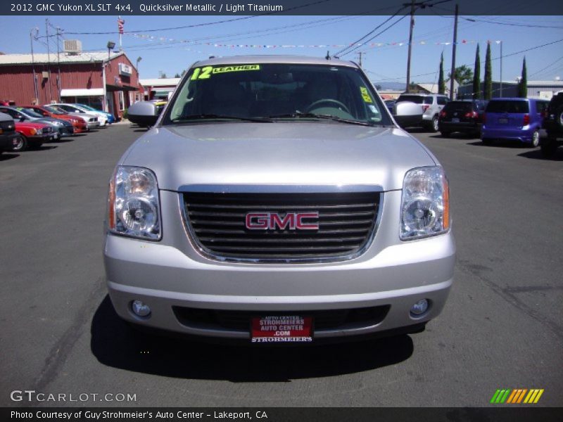 Quicksilver Metallic / Light Titanium 2012 GMC Yukon XL SLT 4x4