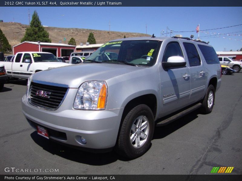 Quicksilver Metallic / Light Titanium 2012 GMC Yukon XL SLT 4x4