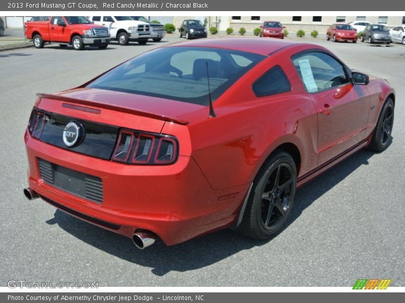 Red Candy Metallic / Charcoal Black 2013 Ford Mustang GT Coupe