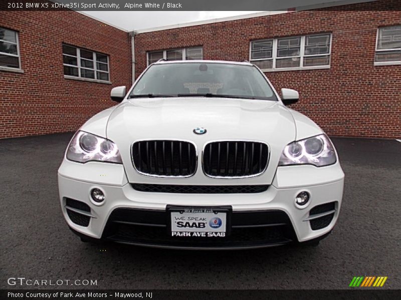 Alpine White / Black 2012 BMW X5 xDrive35i Sport Activity