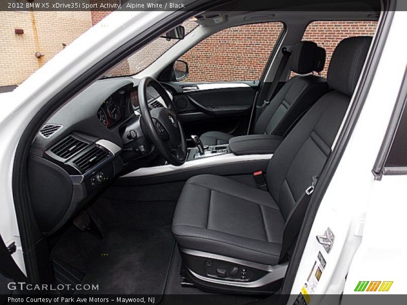 Alpine White / Black 2012 BMW X5 xDrive35i Sport Activity