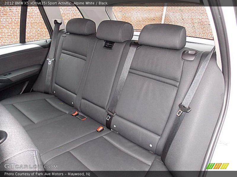 Rear Seat of 2012 X5 xDrive35i Sport Activity