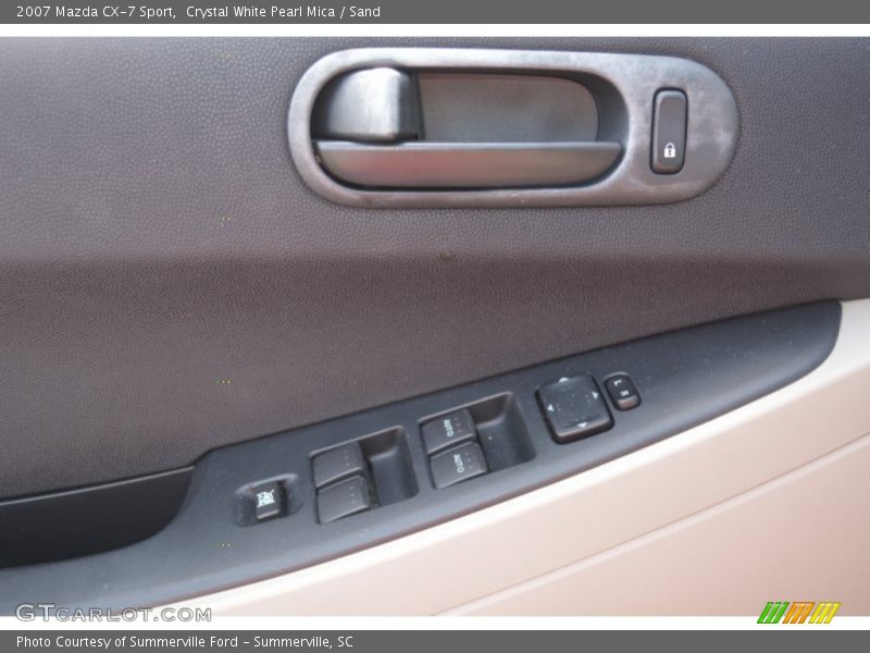 Crystal White Pearl Mica / Sand 2007 Mazda CX-7 Sport