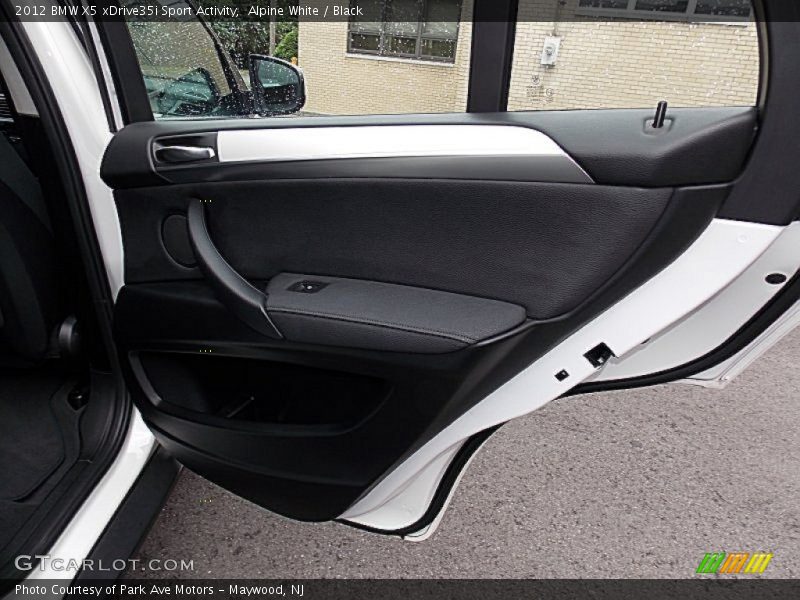Alpine White / Black 2012 BMW X5 xDrive35i Sport Activity
