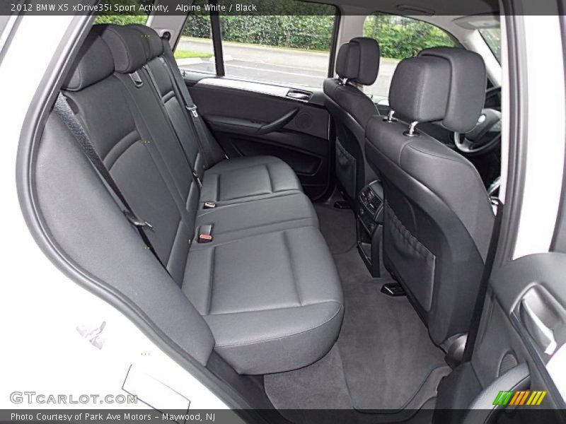 Alpine White / Black 2012 BMW X5 xDrive35i Sport Activity