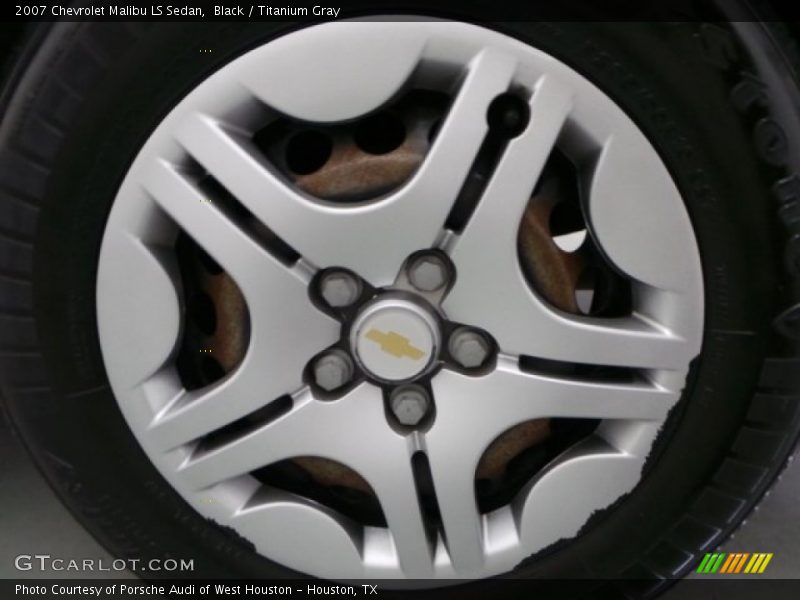 Black / Titanium Gray 2007 Chevrolet Malibu LS Sedan