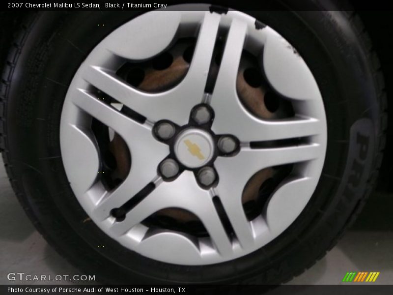 Black / Titanium Gray 2007 Chevrolet Malibu LS Sedan