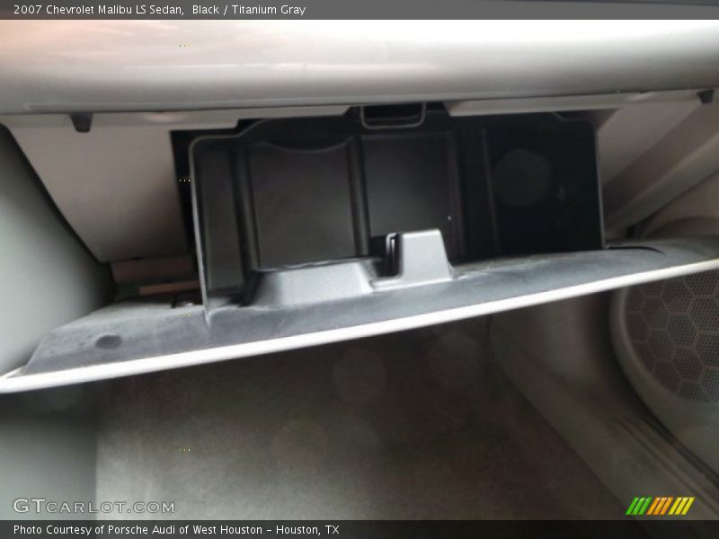 Black / Titanium Gray 2007 Chevrolet Malibu LS Sedan