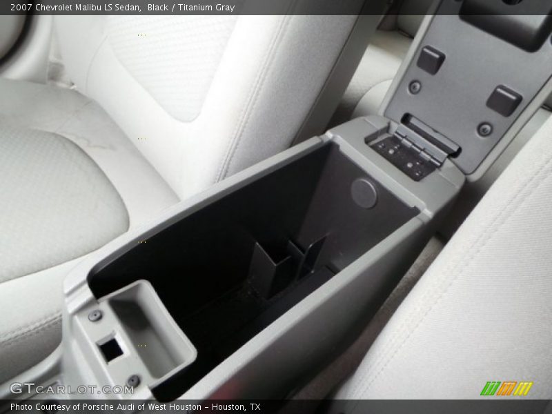 Black / Titanium Gray 2007 Chevrolet Malibu LS Sedan