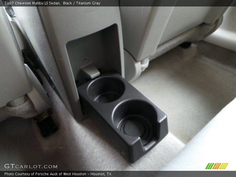 Black / Titanium Gray 2007 Chevrolet Malibu LS Sedan