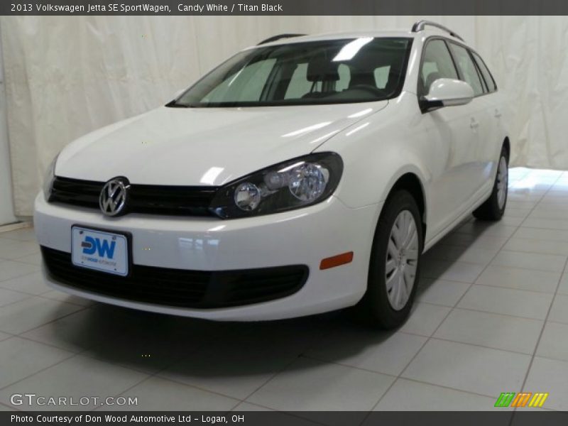Candy White / Titan Black 2013 Volkswagen Jetta SE SportWagen