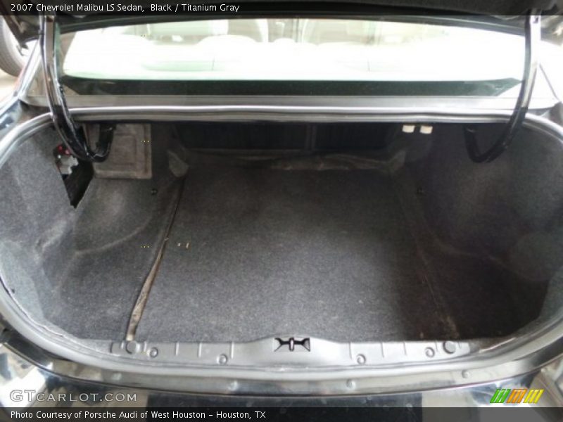 Black / Titanium Gray 2007 Chevrolet Malibu LS Sedan