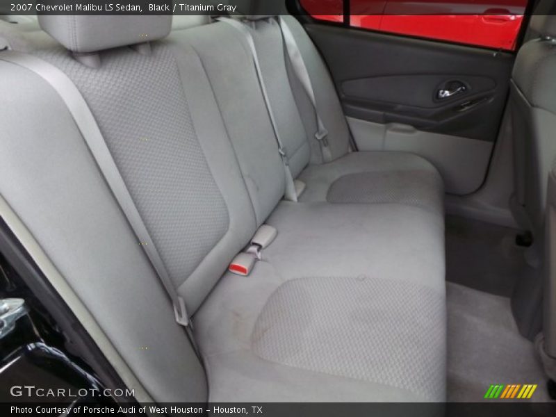 Black / Titanium Gray 2007 Chevrolet Malibu LS Sedan