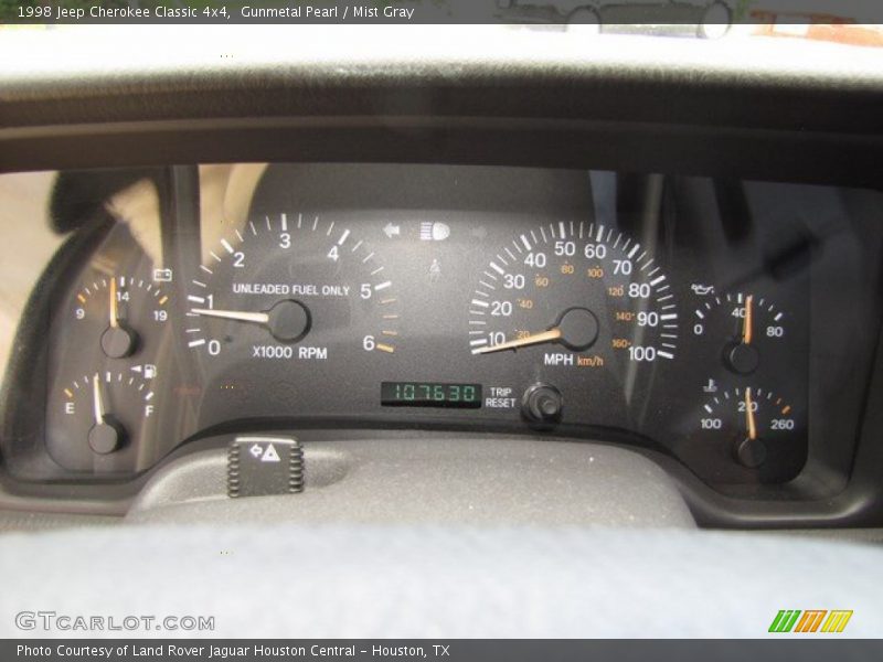 Gunmetal Pearl / Mist Gray 1998 Jeep Cherokee Classic 4x4