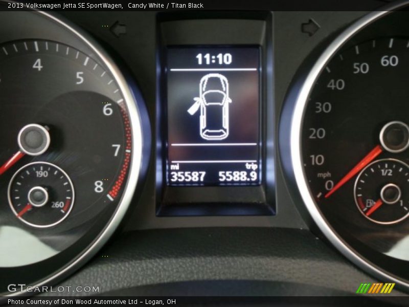 Candy White / Titan Black 2013 Volkswagen Jetta SE SportWagen