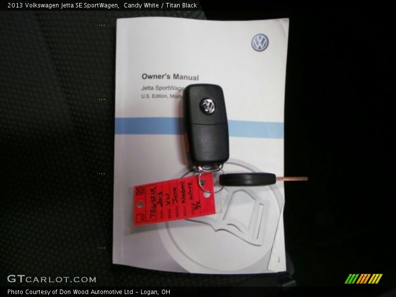 Candy White / Titan Black 2013 Volkswagen Jetta SE SportWagen