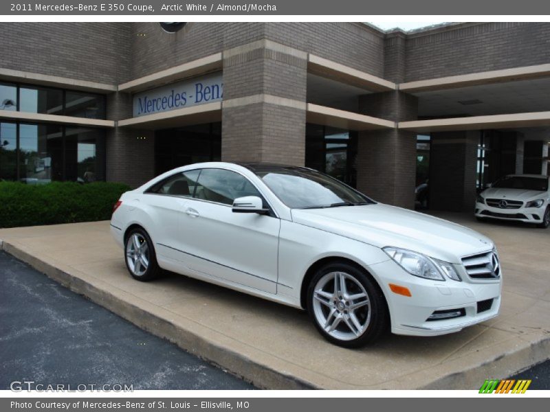 Front 3/4 View of 2011 E 350 Coupe