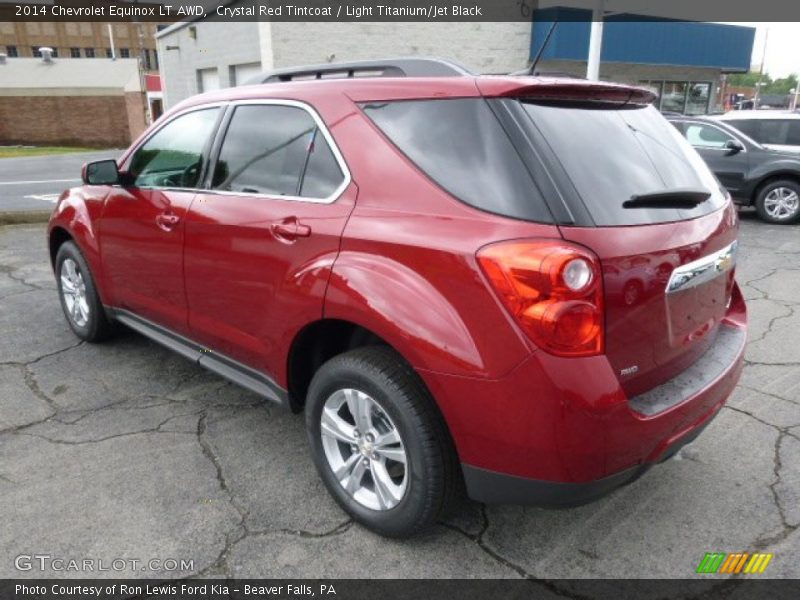 Crystal Red Tintcoat / Light Titanium/Jet Black 2014 Chevrolet Equinox LT AWD