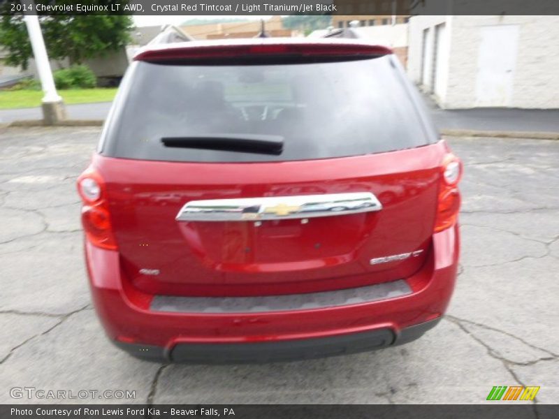 Crystal Red Tintcoat / Light Titanium/Jet Black 2014 Chevrolet Equinox LT AWD