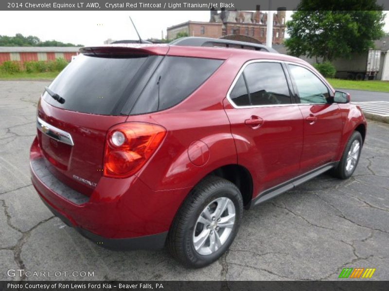 Crystal Red Tintcoat / Light Titanium/Jet Black 2014 Chevrolet Equinox LT AWD