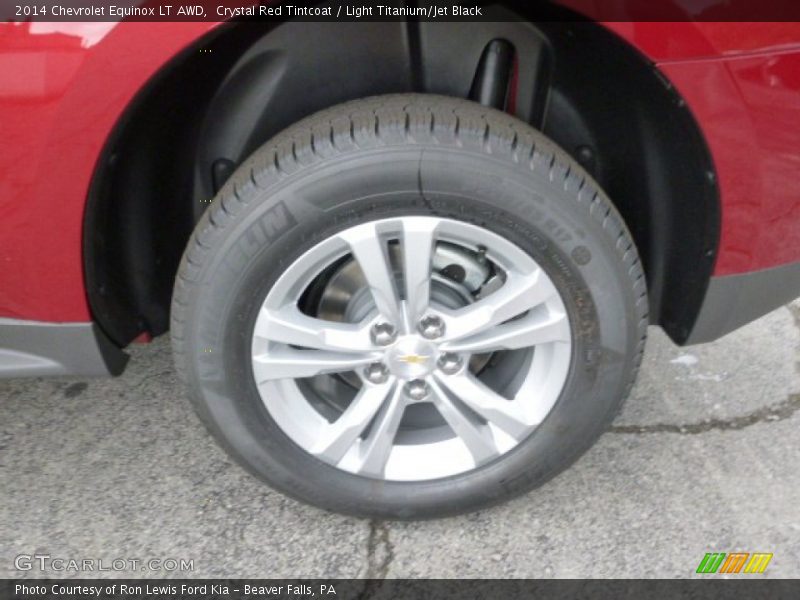Crystal Red Tintcoat / Light Titanium/Jet Black 2014 Chevrolet Equinox LT AWD