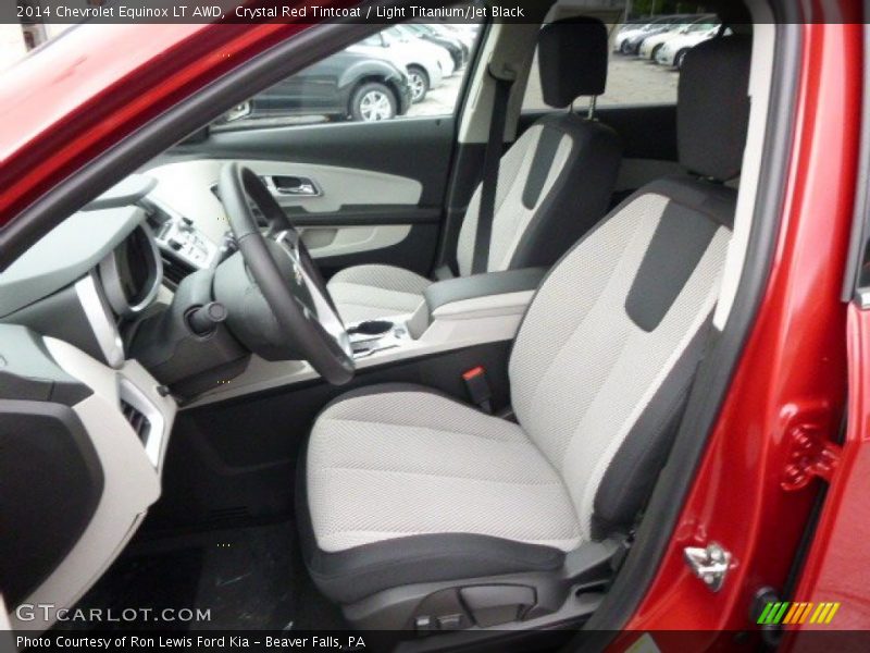 Crystal Red Tintcoat / Light Titanium/Jet Black 2014 Chevrolet Equinox LT AWD