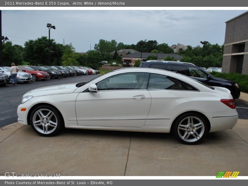 Arctic White / Almond/Mocha 2011 Mercedes-Benz E 350 Coupe