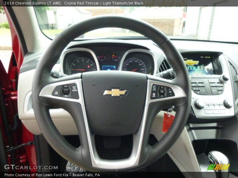 Crystal Red Tintcoat / Light Titanium/Jet Black 2014 Chevrolet Equinox LT AWD