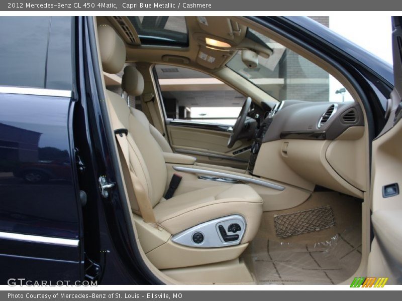 Capri Blue Metallic / Cashmere 2012 Mercedes-Benz GL 450 4Matic