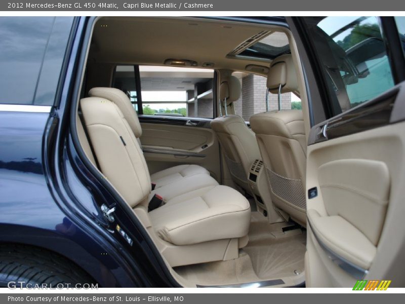 Capri Blue Metallic / Cashmere 2012 Mercedes-Benz GL 450 4Matic