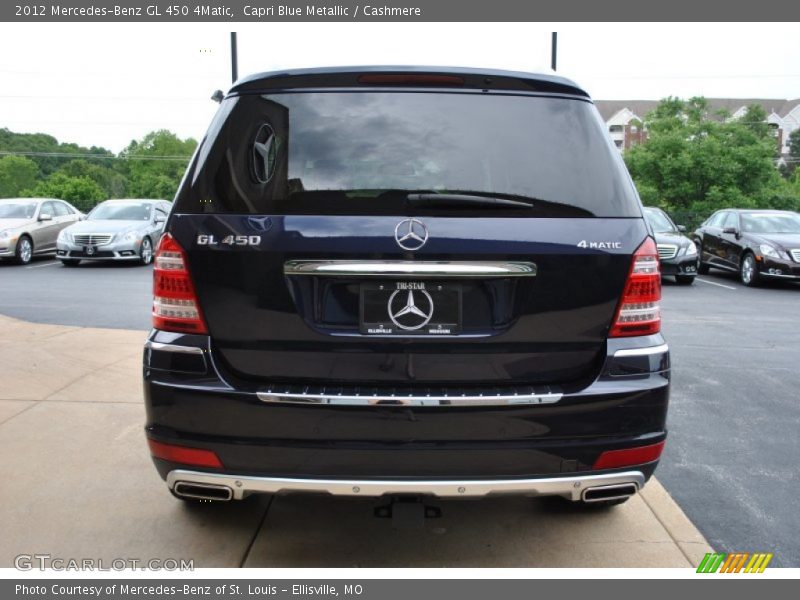 Capri Blue Metallic / Cashmere 2012 Mercedes-Benz GL 450 4Matic