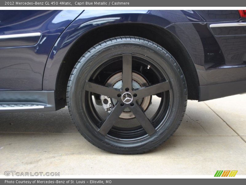 Capri Blue Metallic / Cashmere 2012 Mercedes-Benz GL 450 4Matic
