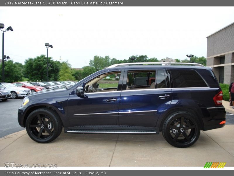 Capri Blue Metallic / Cashmere 2012 Mercedes-Benz GL 450 4Matic