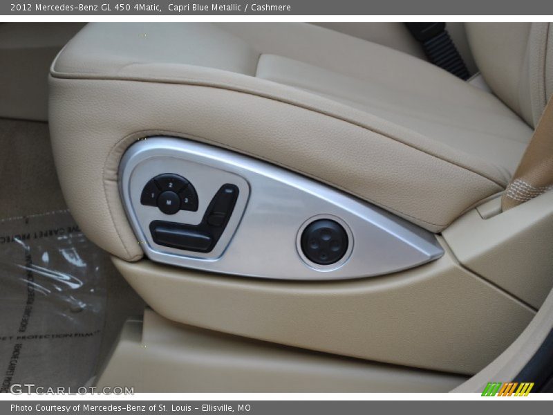 Capri Blue Metallic / Cashmere 2012 Mercedes-Benz GL 450 4Matic
