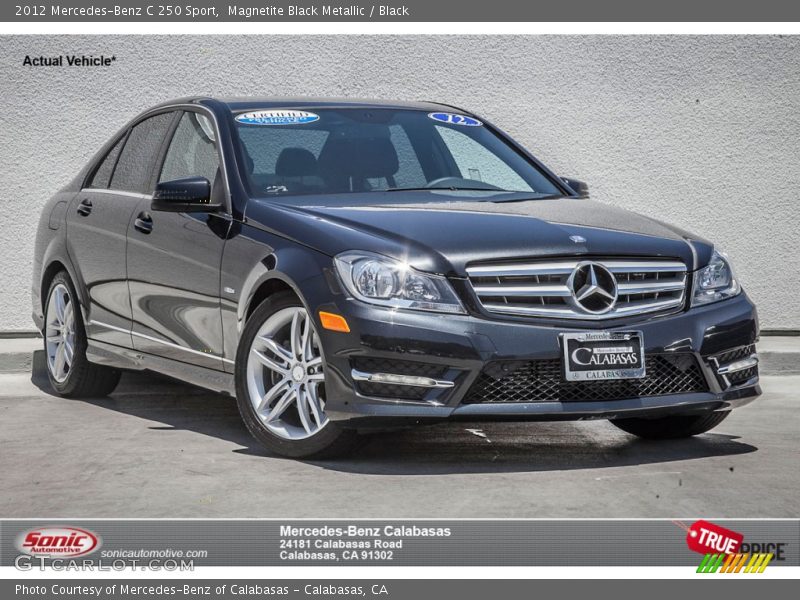 Magnetite Black Metallic / Black 2012 Mercedes-Benz C 250 Sport