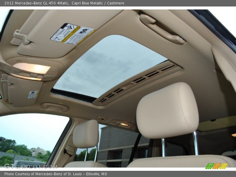 Capri Blue Metallic / Cashmere 2012 Mercedes-Benz GL 450 4Matic
