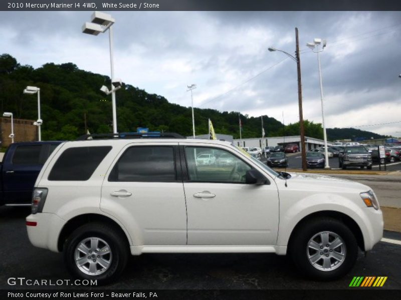 White Suede / Stone 2010 Mercury Mariner I4 4WD