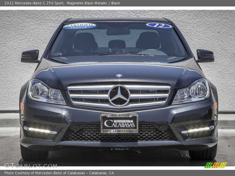 Magnetite Black Metallic / Black 2012 Mercedes-Benz C 250 Sport