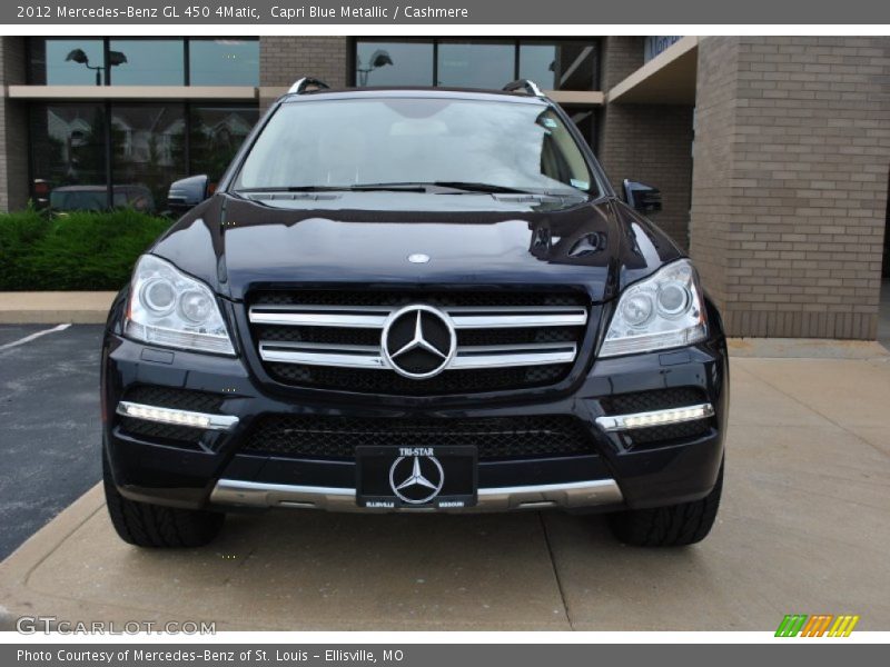 Capri Blue Metallic / Cashmere 2012 Mercedes-Benz GL 450 4Matic