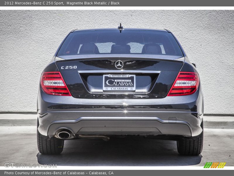 Magnetite Black Metallic / Black 2012 Mercedes-Benz C 250 Sport