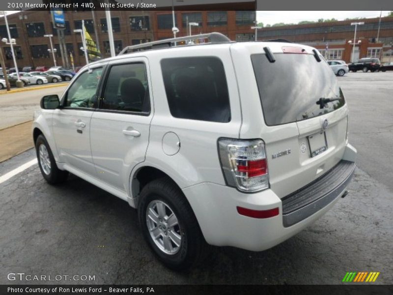 White Suede / Stone 2010 Mercury Mariner I4 4WD