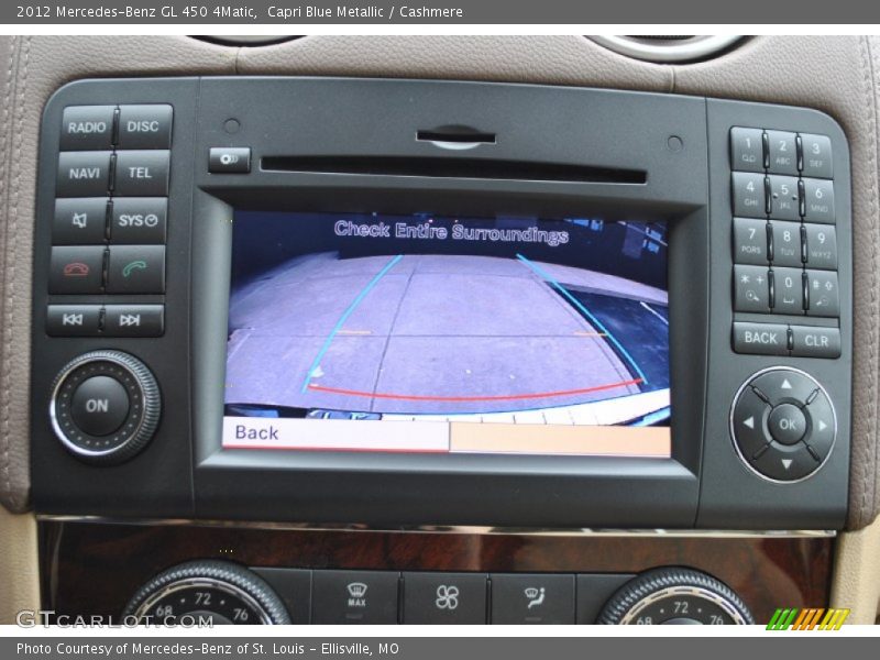 Capri Blue Metallic / Cashmere 2012 Mercedes-Benz GL 450 4Matic